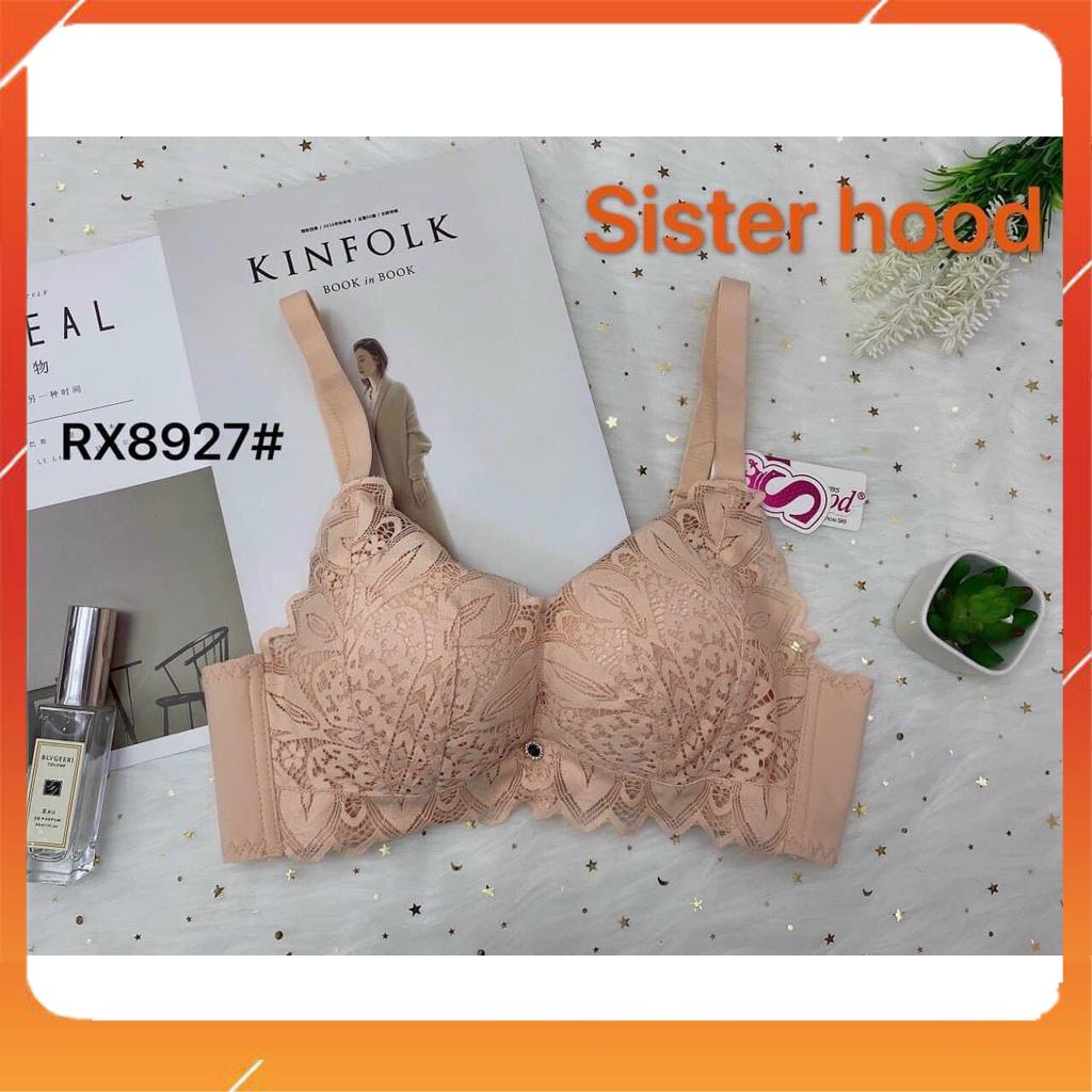 Áo lót nữ ren cao cấp không gọng quai to bản ôm gọn ngực đệm mút dày họa tiết hoa A9953