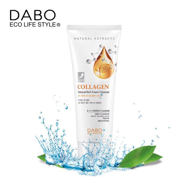 Sữa rửa mặt Dabo Collagen cao cấp 3 in 1 ( 180ml )