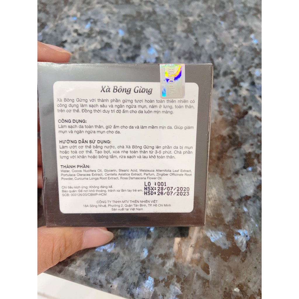 Xà Bông Cục Lá Gừng Thiên Nhiên Việt | BigBuy360 - bigbuy360.vn