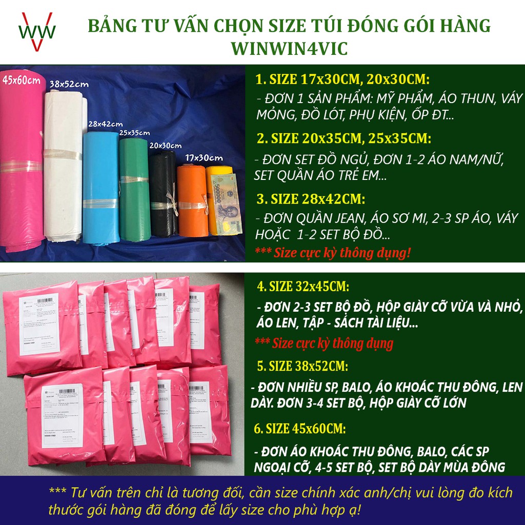 [RẺ NHẤT SHOPEE] Combo 100 Túi ( 1 CUỘN) Niêm Phong - Túi Gói Hàng size 25x35cm chống bóc hàng giá rẻ Hà Nội