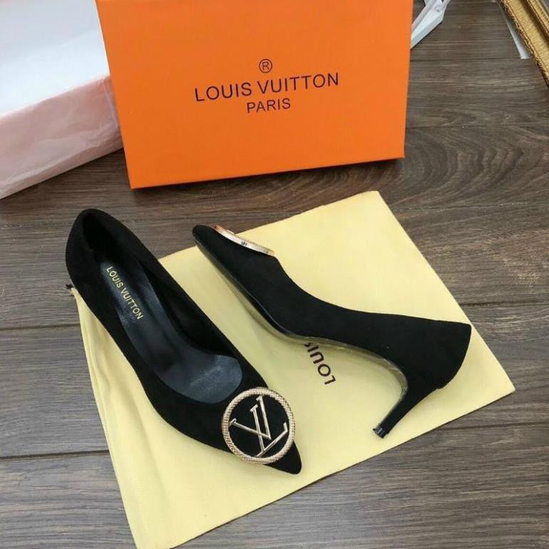 H(ẢNH THẬT) Giày Cao Gót 7p Da Mềm Êm Khoá Tròn Hàng Quảng Châu Fullbox Cao Cấp