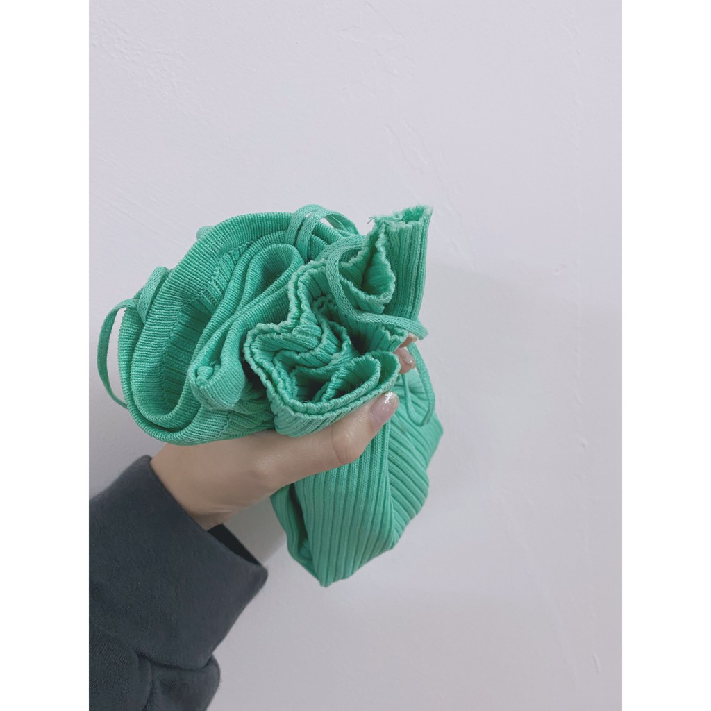 Áo hai dây dệt kim thời trang xinh xắn cho nữ