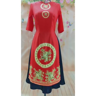 ÁO DÀI CÁCH TÂN XUÂN -HÌNH THẬT