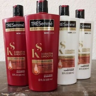 COMBO DẦU GỘI XẢ TRESEMME KERATIN SMOOTH COLOR 650ML - MỸ