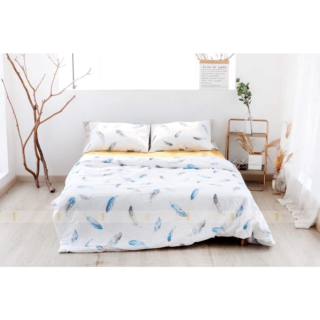 [COMBO] GA CHỐNG THẤM + 2 vỏ gối chống thấm cao cấp PT 100% COTTON PHỦ NANO KHÁNG KHUẨN- 💗Chính Hãng💗(Lông vũ trắng)