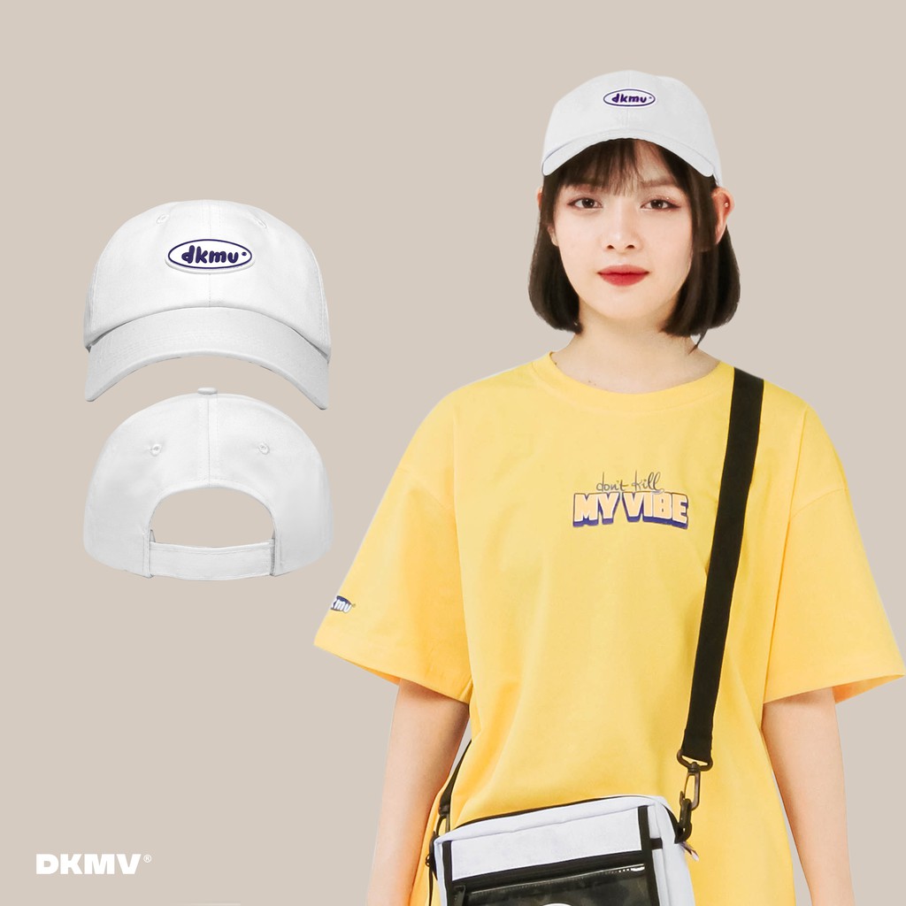 DKMV Mũ lưỡi trai unisex - MÀU TRẮNG