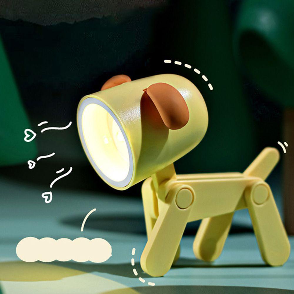 LEISURE Đèn Ngủ Mini Hình Chú Chó Dễ Thương