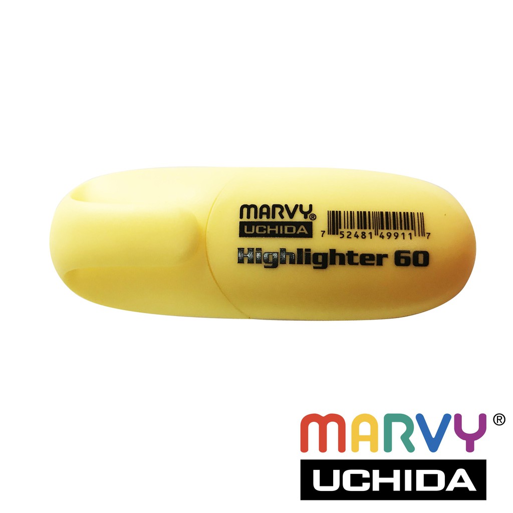 Bút đánh dấu Marvy Uchida Mini Highlighter 60  - Màu vàng pastel (Pastel Yellow)