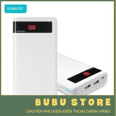 [CHÍNH HÃNG] Pin sạc dự phòng R0M0SS Sense 6P 20000mAh Bảo Hành 12 Tháng  - BUBU