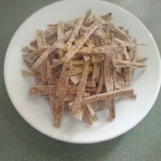 Com bo 2 gói khô sườn chay (khô tiêu 500gr/gói)