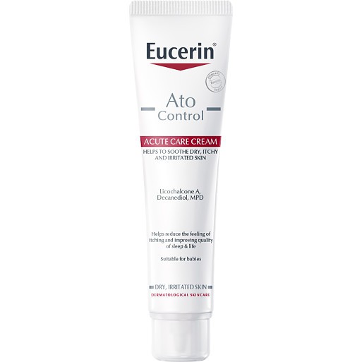 Kem Dưỡng Ẩm, Giảm Kích Ứng, Ngứa Eucerin Atocontrol Acute Care Cream (40ml)