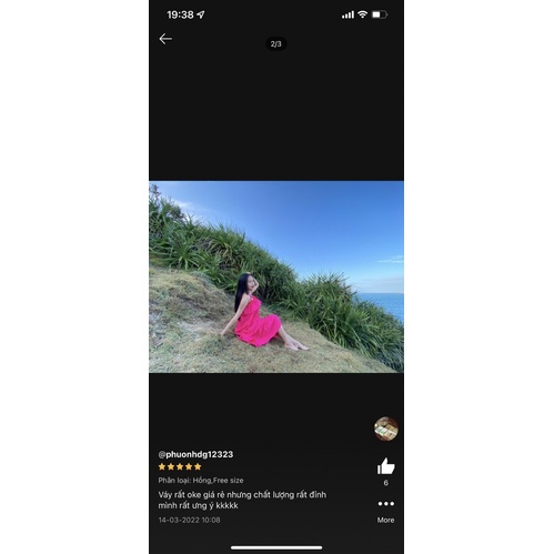Đầm 2 dây tiểu thư kate voan siêu xinh 4 màu hot trend