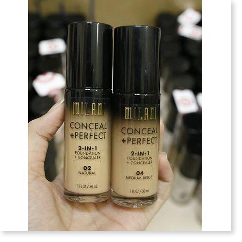 [Mã chiết khấu giảm giá mỹ phẩm chính hãng] Kem Nền Milani 2in1 Concealer-Foundation