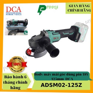 Body máy mài góc dùng pin 18V DCA  đường kính tối đa đía mài 125mm  ADSM02-125Z , máy cắt kim loại/gỗ/gạch cầm tay