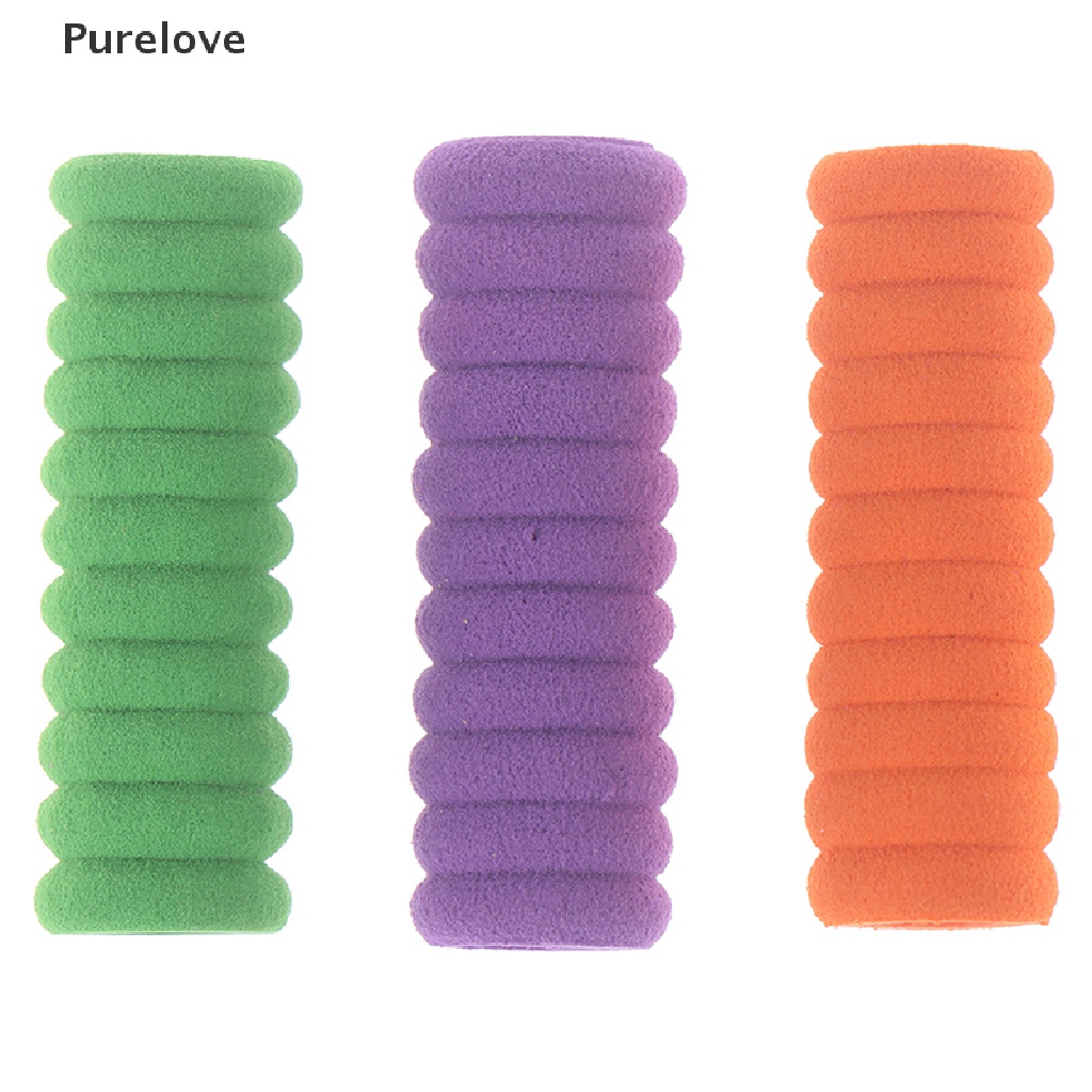 Bộ 10 Vỏ Bọc Bút Bằng Xốp Mềm Thoải Mái Hỗ Trợ Luyện Tập Cho Bé