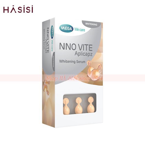 Serum Dưỡng Sáng Da Dạng Viên NNO VITE APLICAPZ WHITENING  (3 vỉ x 10 viên/hộp)