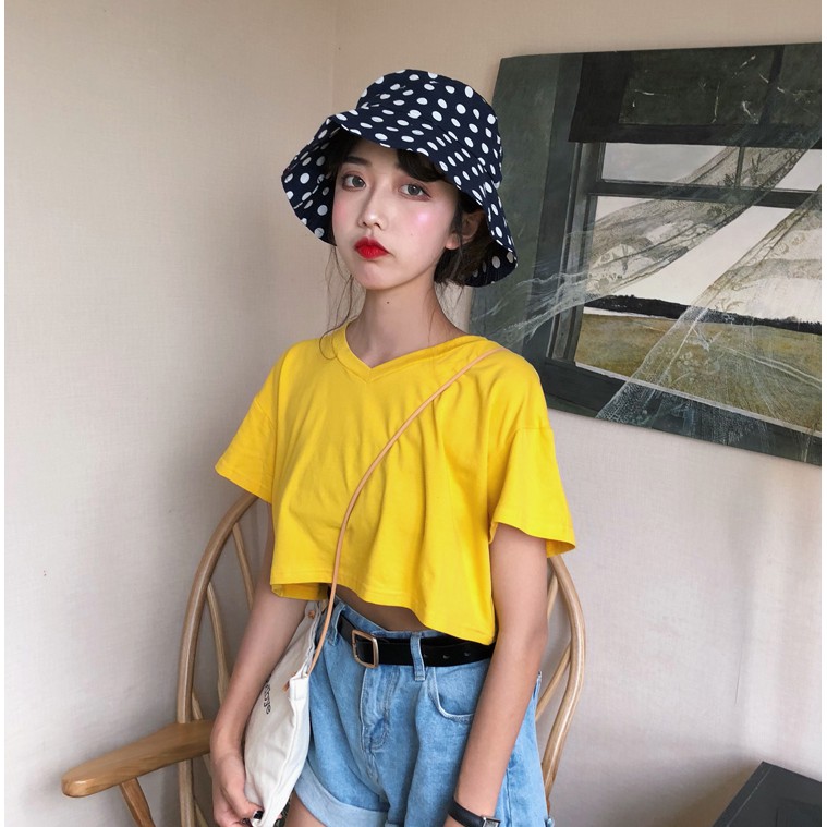 [Mã WARN10 giảm 10k đơn 99k] Áo croptop cổ tim - có kèm ảnh thật và video 100% | BigBuy360 - bigbuy360.vn