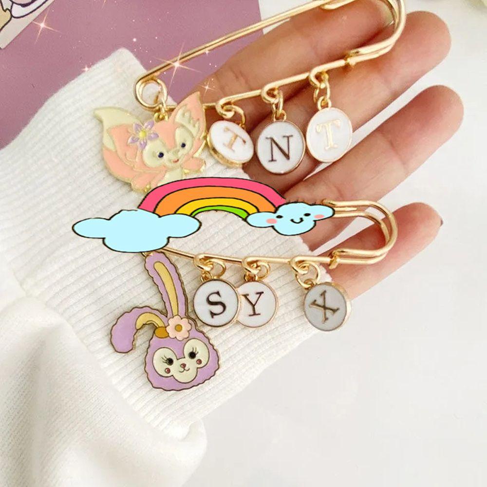 Ghim Cài Áo Bằng Xốp Hình Chữ Cái Kulomi Melody Hoạt Hình Dành Cho Nữ