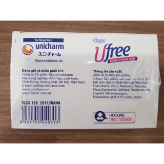 Băng thấm tiểu Caryn Ufree 50cc