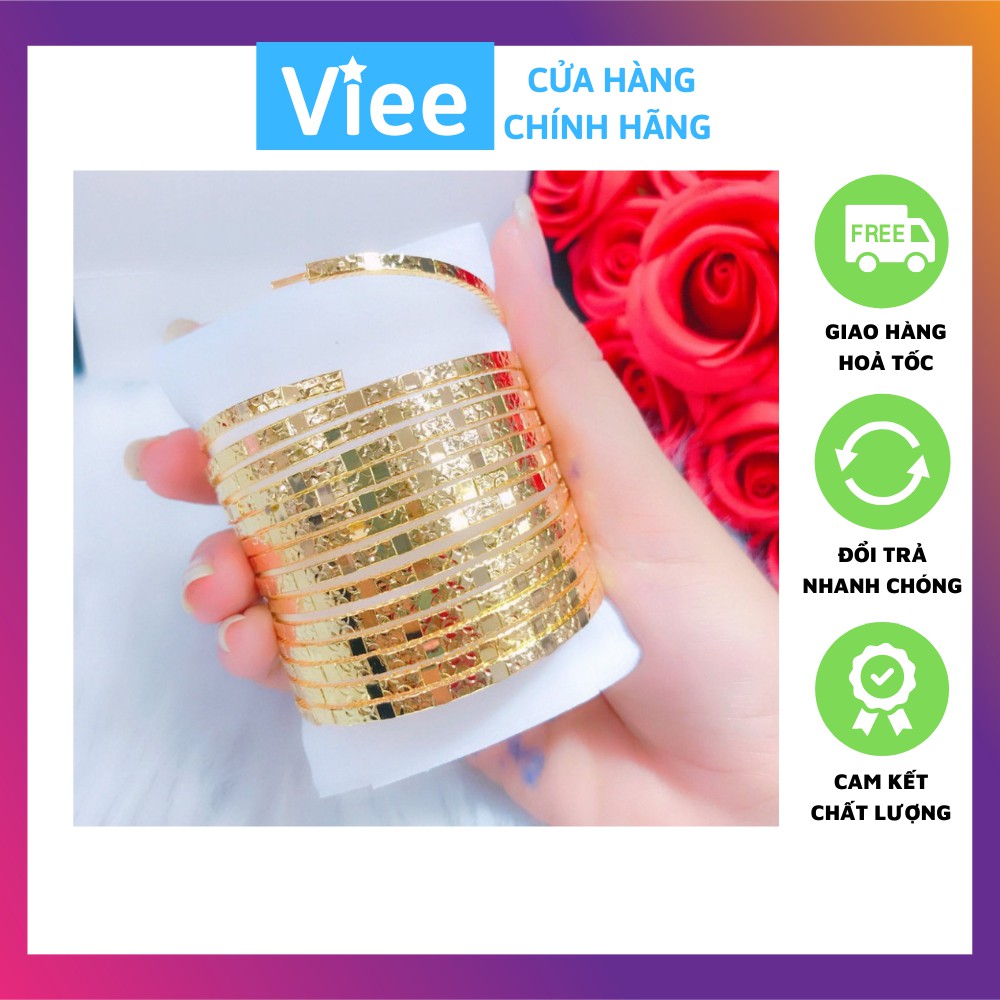 Vòng ximen khóa gài bộ 7 chiếc mạ vàng 18k viee145