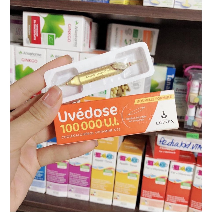 Vitamin D3 Uvedose 100.000iu liều cao cho bé từ 18m