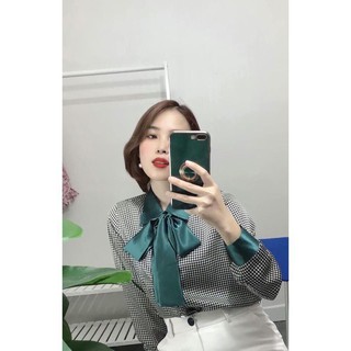 Áo sơ mi lụa kèm ảnh thật