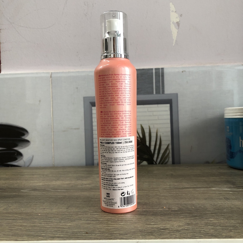 ✅ Xịt dưỡng tóc phục hồi siêu mượt Vitamin Wellmate 150ml