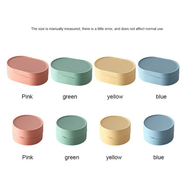 Hộp Đựng Xà Phòng Nhiều Màu Sắc Có Nắp Đậy Tiện Dụng