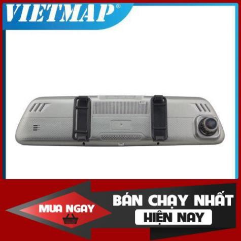 CAMERA HÀNH TRÌNH GƯƠNG VIETMAP IDVR P1 DẠNG GƯƠNG CHIẾU HẬU TÍCH HỢP DẪN ĐƯỜNG KÈM THẺ NHỚ - Chính hãng