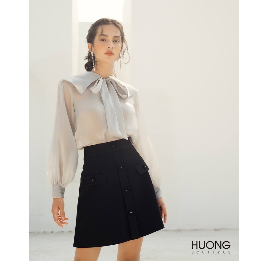 Chân váy chữ A đính cúc HUONG BOUTIQUE BSZ06