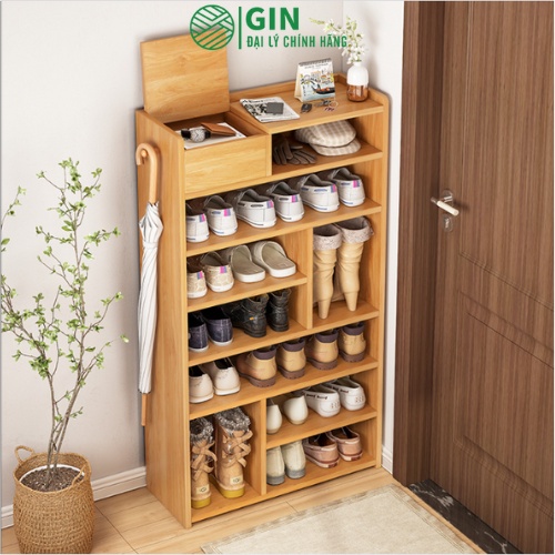 Kệ giày gỗ đa tầng tiết kiệm không gian kềm ngăn tủ tiện lợi - GP159