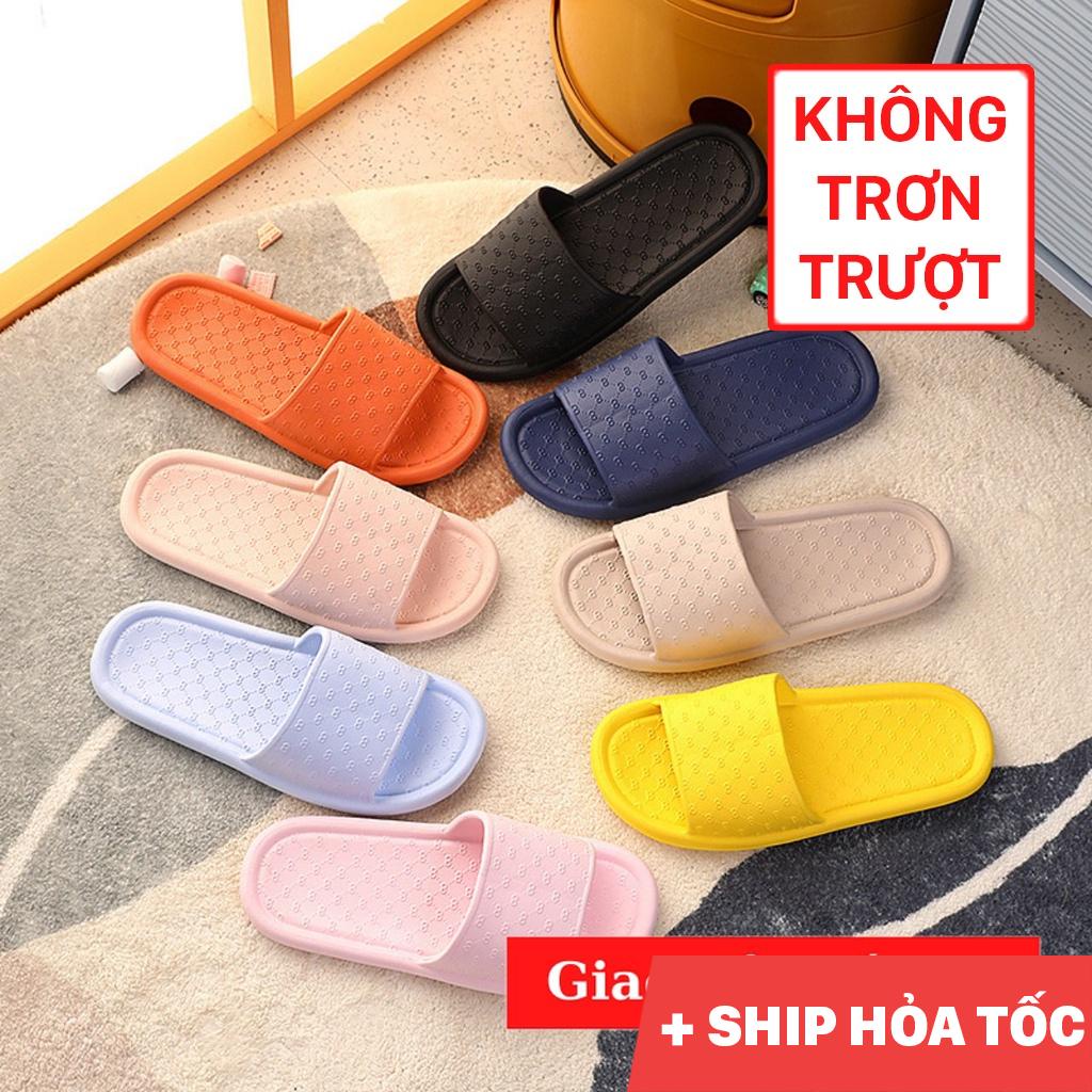 Dép GC đi trong nhà, văn phòng siêu nhẹ, chống trơn trượt, vân dập nổi mặt dép siêu bền, chính hãng