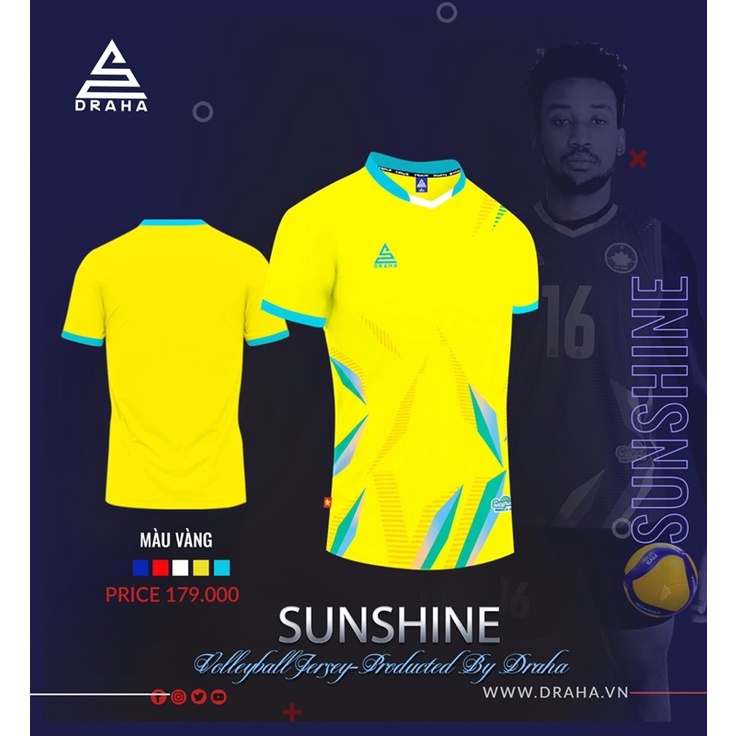 Bộ quần áo bóng chuyền Nam mã mới sunshine.kèm hình thật  Nhắn tin nội dung in ấn cho shop.