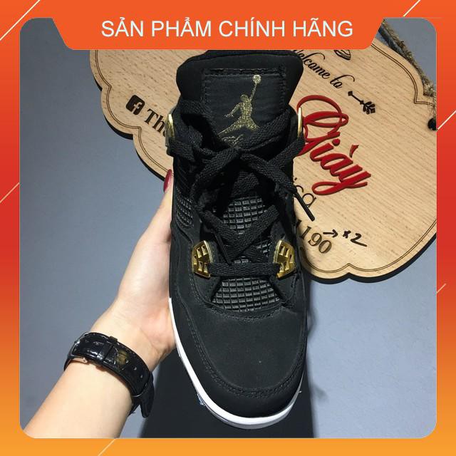 Giày thể thao- Jodan 4 đen vàng