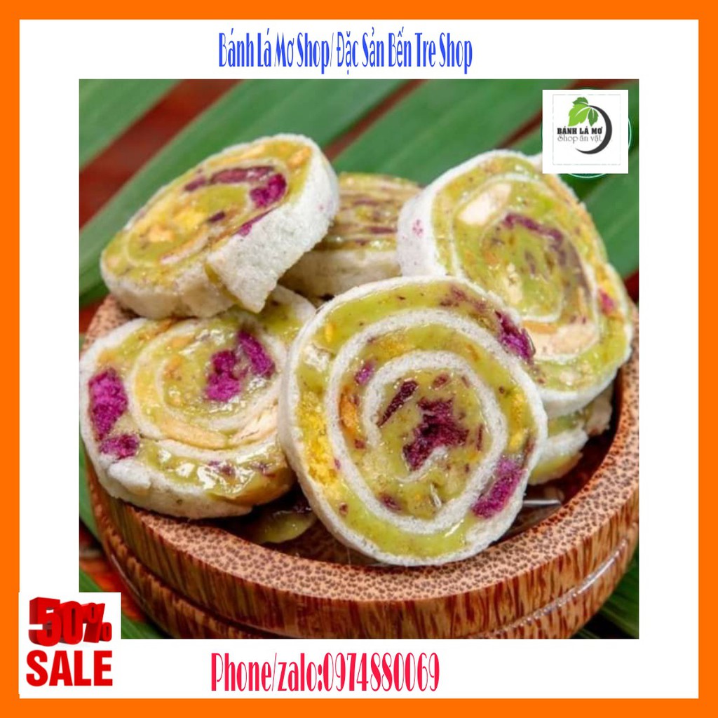 ( KẸO NGON) 100GR KẸO DỪA NƯỚNG TRÁI CÂY SẤY GIÒN- ĐẶC SẢN BẾN TRE SHOP