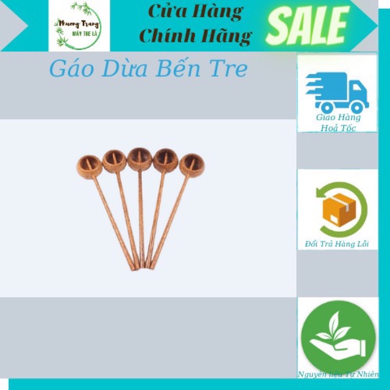 Gáo dừa múc rượu ( tròn )