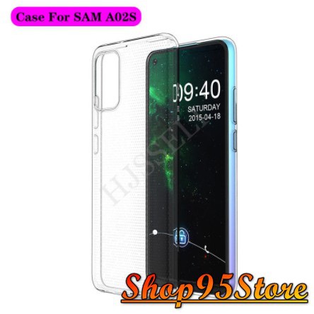 Ốp lưng silicon Samsung Galaxy A02s trong suốt