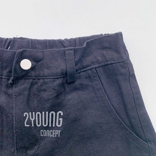 Quần short jean trơn [2YOUNG] Q603 (ảnh thật)