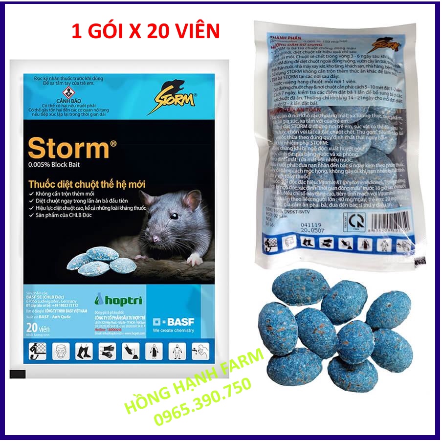 Thuốc Diệt Chuột Storm , Killrat , Thuốc chuột thế hệ mới