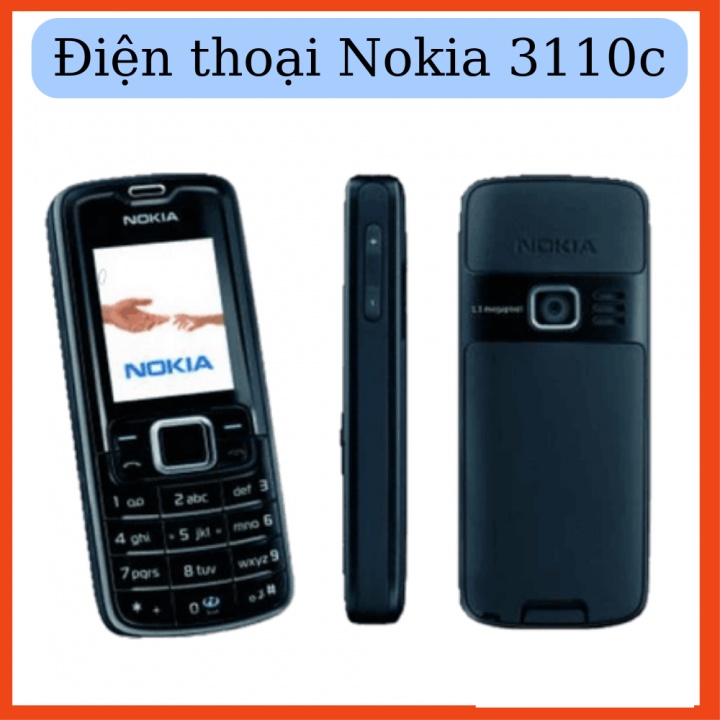 Điện thoại độc cổ NOKIA 3110c có sim nghe gọi bảo hàng 12 tháng