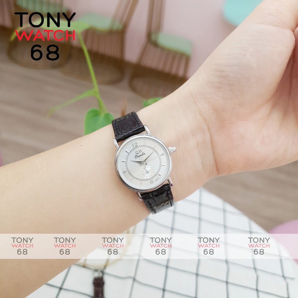 Đồng hồ nữ dây da chính hãng QB mặt nhỏ đẹp chống nước | BigBuy360 - bigbuy360.vn