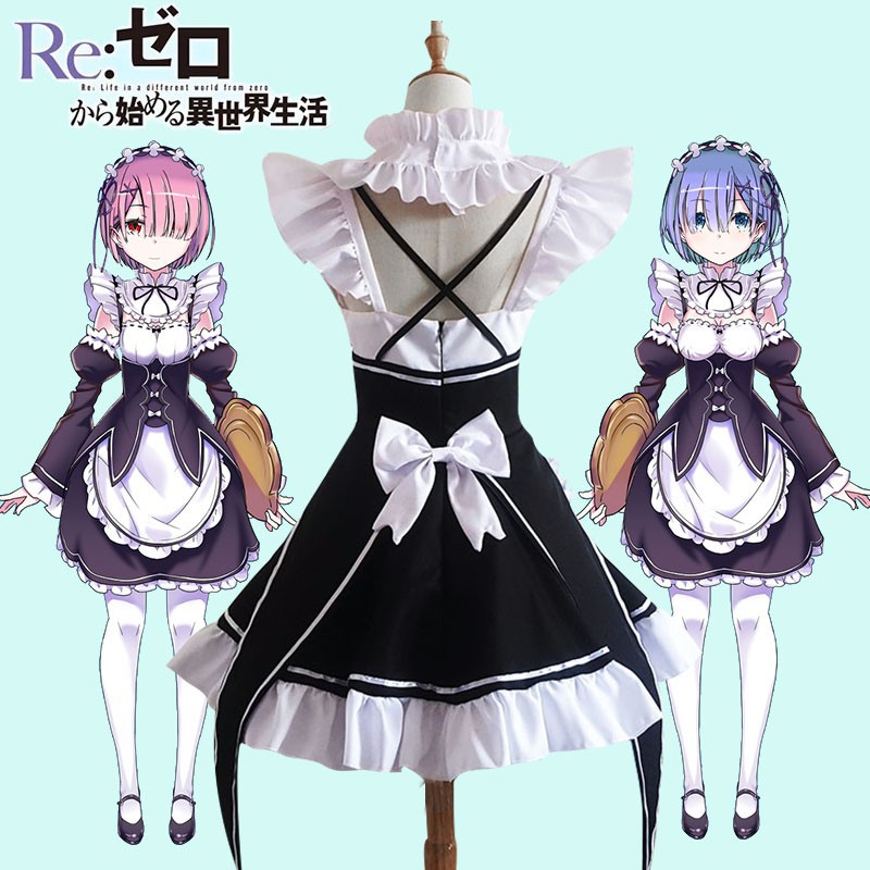 Bộ Đồ Hóa Trang Nhân Vật Anime Re: Zero Kara Hajimeru Isekai Seikatsu Rem Ram