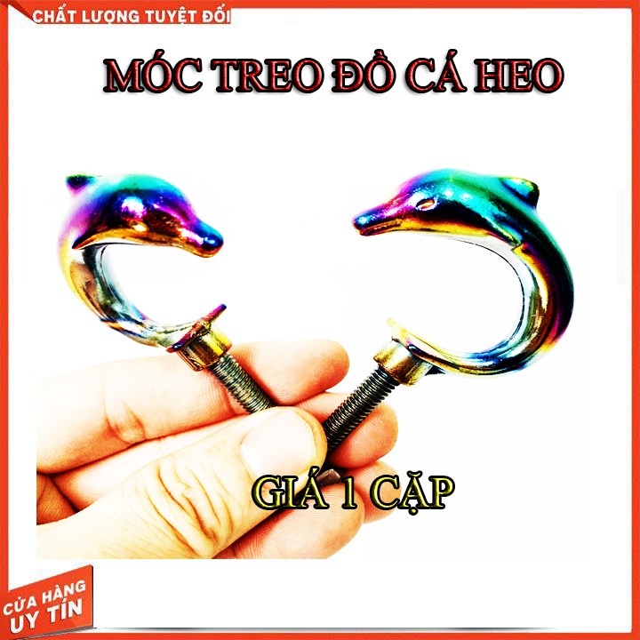 Móc treo đồ hình cá heo cho wave , ab, vision
