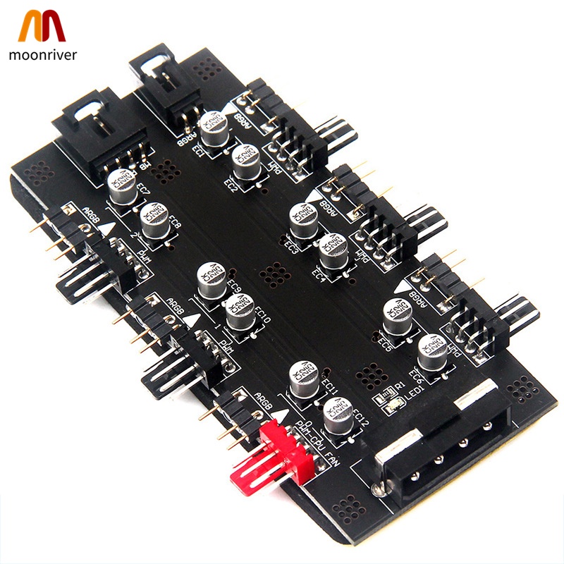 Quạt Tản Nhiệt Cpu 6 Chiều 2 Trong 1 12v 4pin Pwm & 5v 3pin Argb | BigBuy360 - bigbuy360.vn