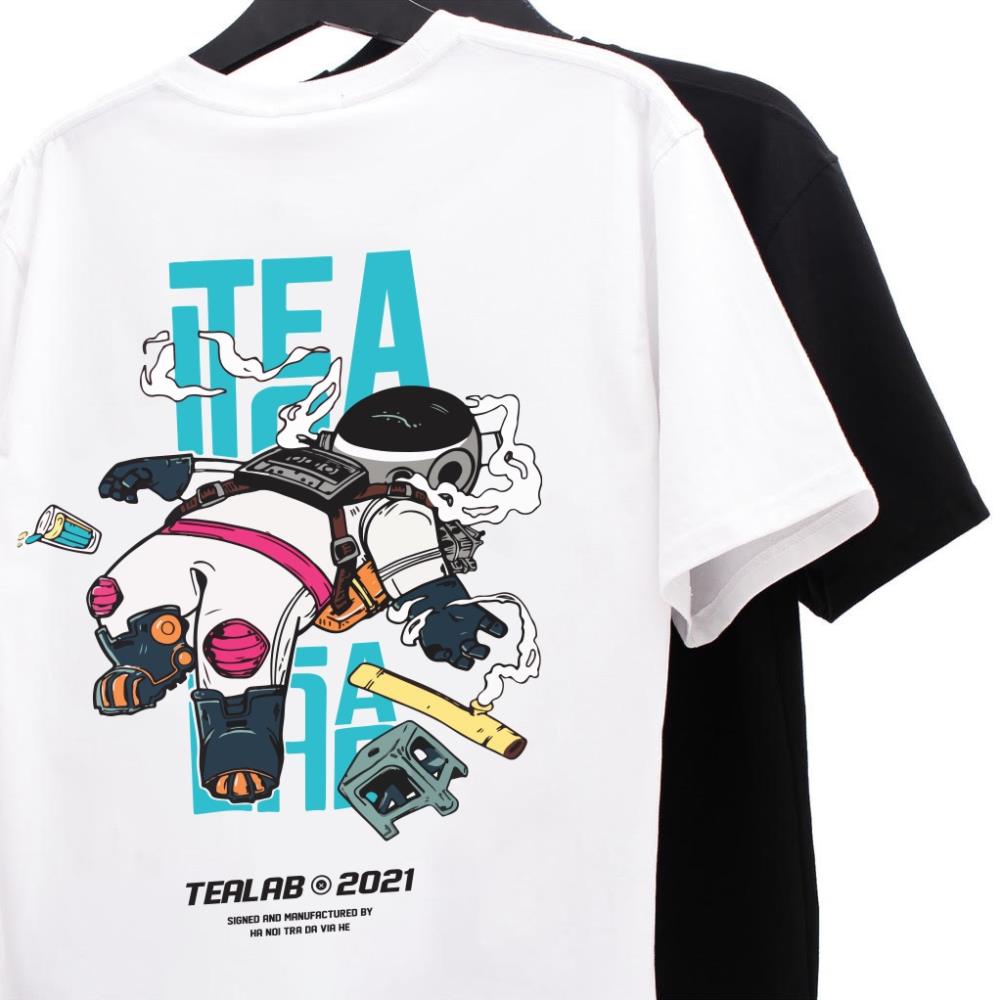 Áo thun over size tay lỡ dáng dài Tee Hà Nội Trà Đá LIMITA (V353)
