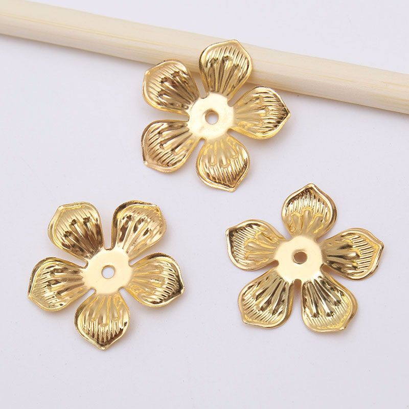 5 phiến hoa mai 5 cánh 22mm nguyên liệu làm trâm làm trang sức cổ trang cosplay cổ phục