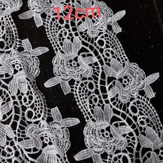 Ren thêu chỉ bóng , size 12cm(1 mét /14k)