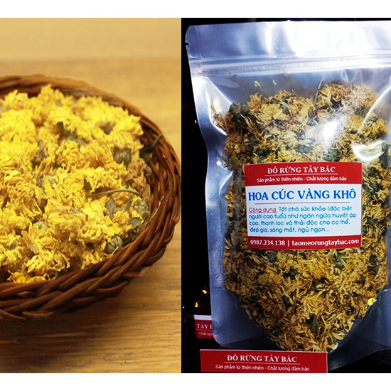 Trà hoa cúc sấy khô sạch 100g