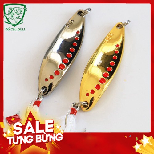 Cần câu cá ❤️FREE SHIP❤️ Mồi Thìa Lượn Spoon 7,5g chuyên câu cá suối, cá mương, câu lure ,đảm bảo rẻ nhất