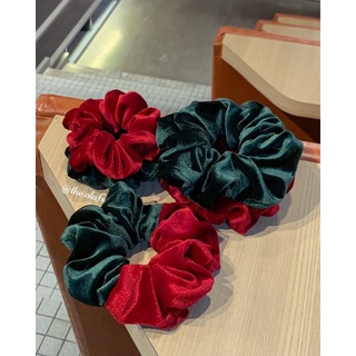 Dây buộc tóc Scrunchies Nhung mềm mịn